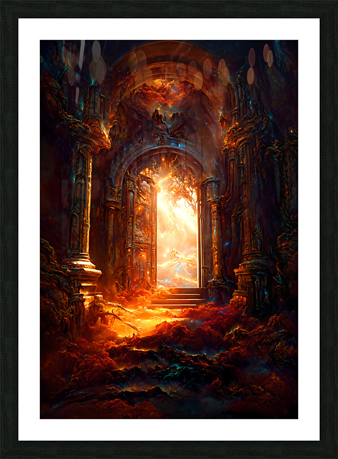 ancestral path Picture Frame print