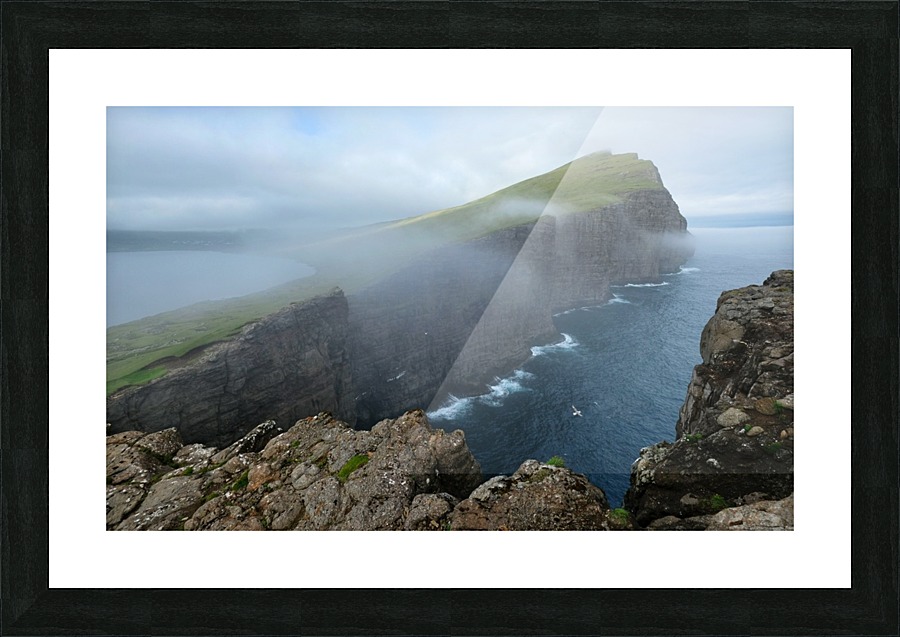 Faroe Cliffs Picture Frame print