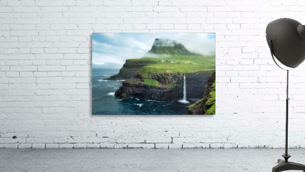 Múlafossur Waterfall Wall Preview