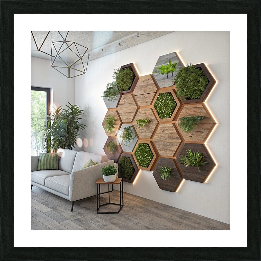 Nature’s Glow: Art That Breathes & Illuminates  Picture Frame print