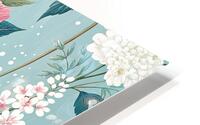 Touch of Serenity: Animated Florals That Breathe with You HD Metal print