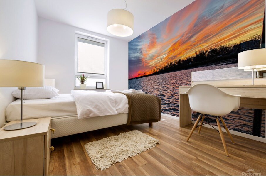 Erie Sunrise Mural print
