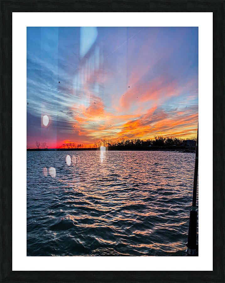 Erie Sunrise Picture Frame print