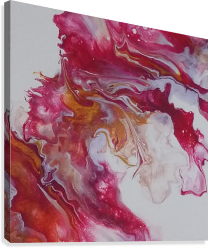 Ghost Lady Abstract Canvas Print