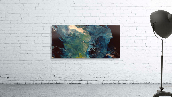 Blue Green Ocean Wall Preview