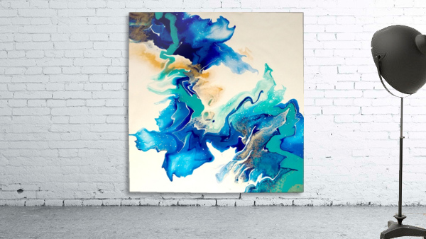 Ocean_Blue_II Wall Preview