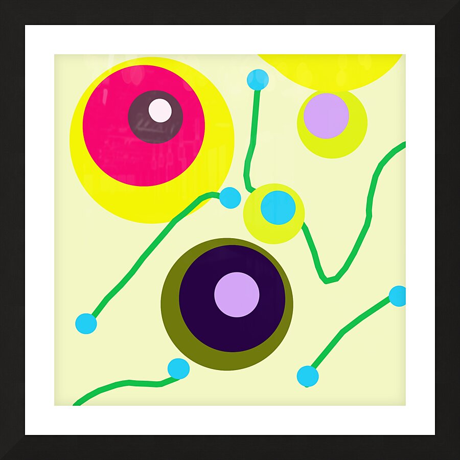 Contemporary Abstract Art No. 30 Picture Frame print