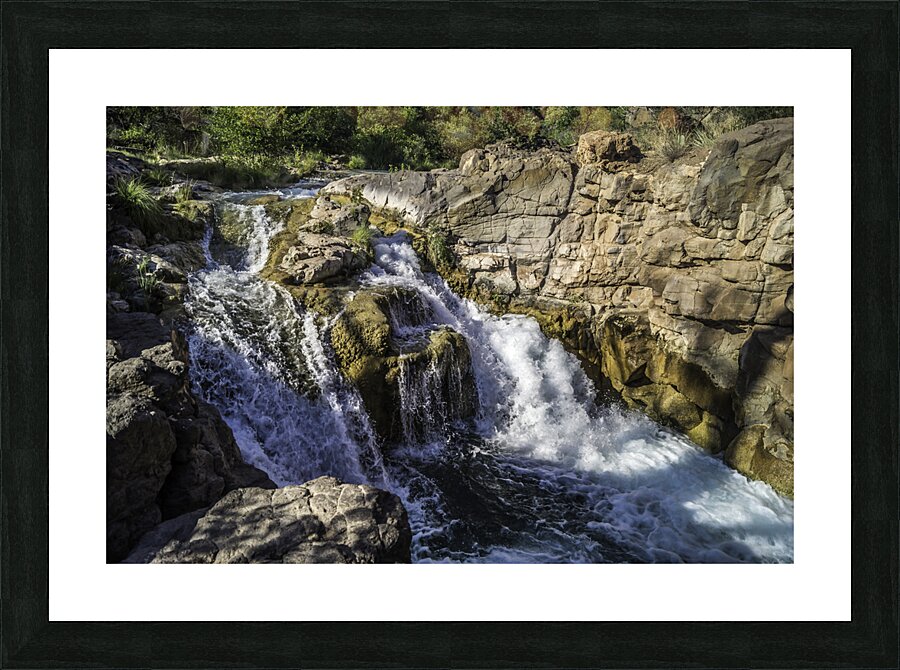 Fossil Creek Falls Picture Frame print