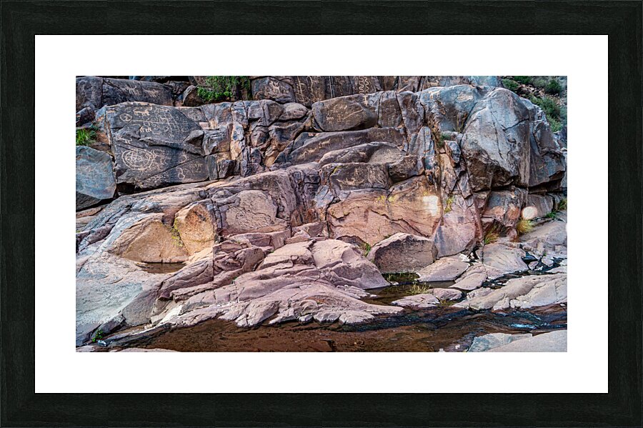 Hieroglyphics Trail 7 Picture Frame print