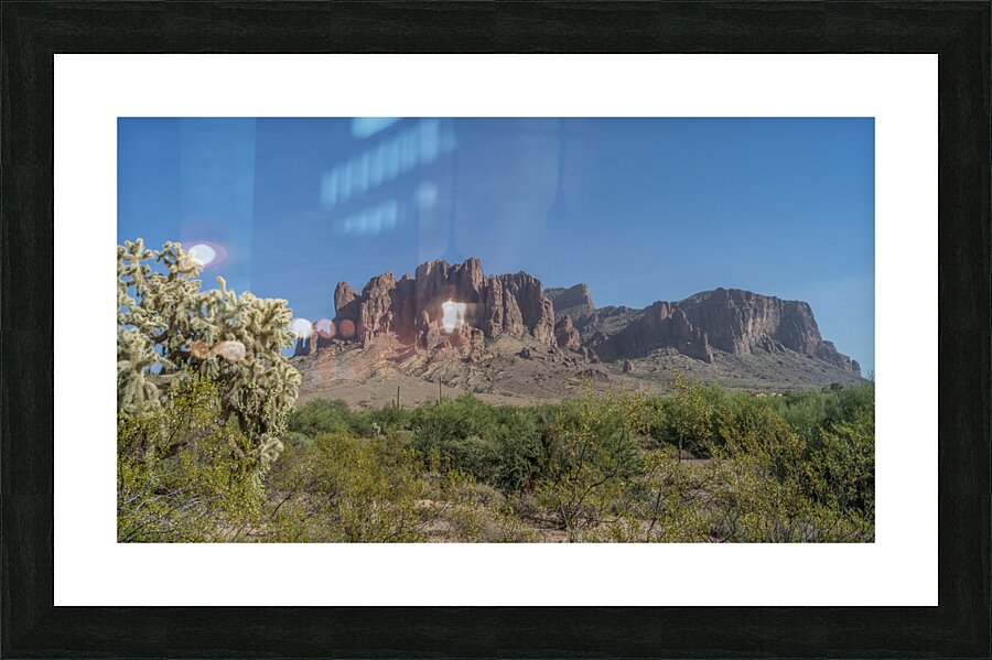 Superstition Mountain Picture Frame print