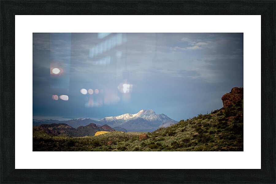 Four Peaks 4 Picture Frame print