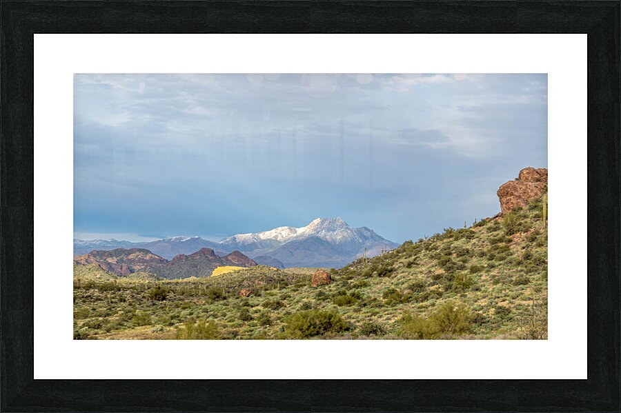 Four Peaks 2 Picture Frame print