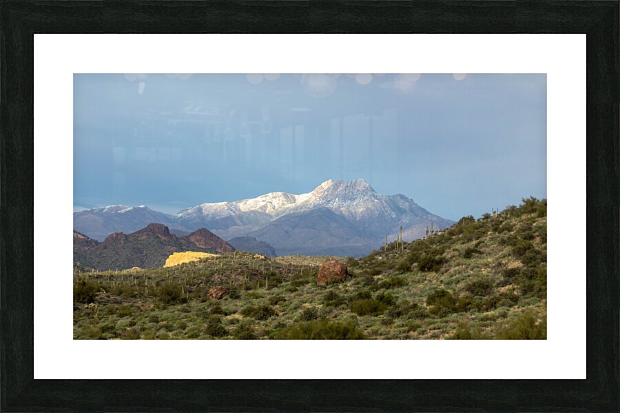 Four Peaks Picture Frame print