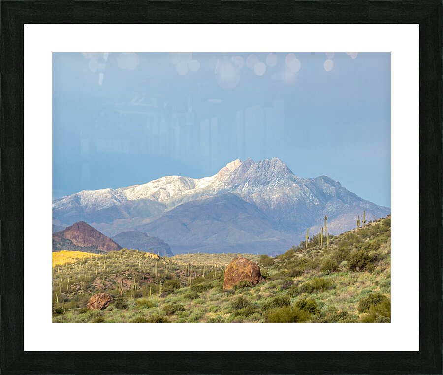 Four Peaks 3 Picture Frame print