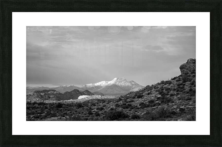 Four Peaks 6 Picture Frame print