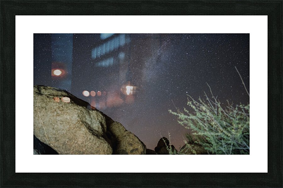 Milky Way Boulder  Picture Frame print