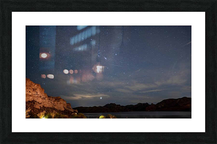 Geminids Meteor Shower Picture Frame print
