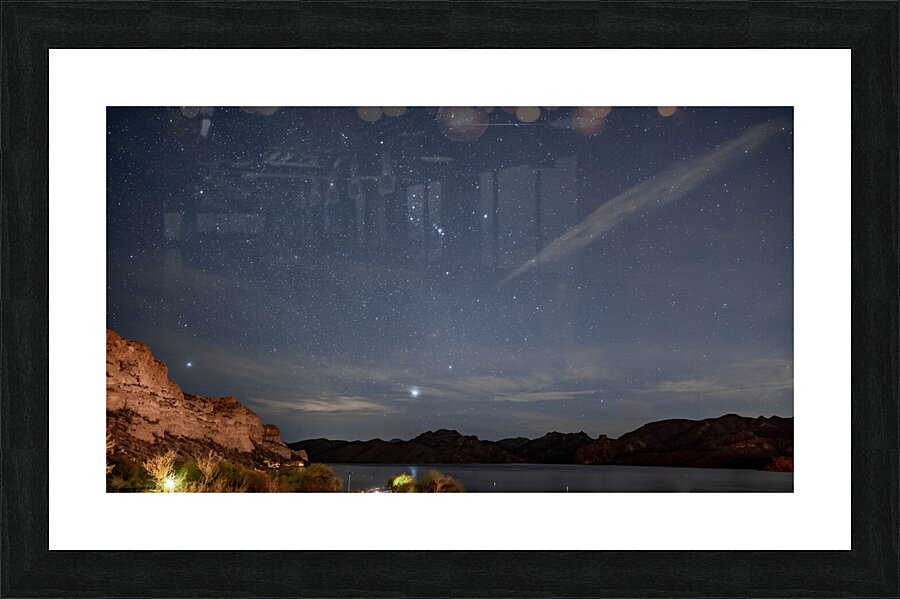 Geminids Meteor Shower 2 Picture Frame print