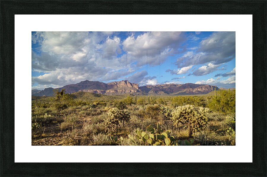 Superstition Mountains Picture Frame print