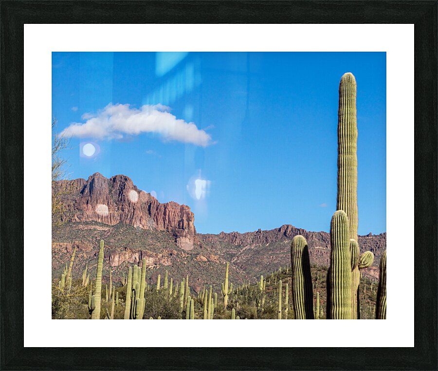 Superstition Mountains 2 Picture Frame print