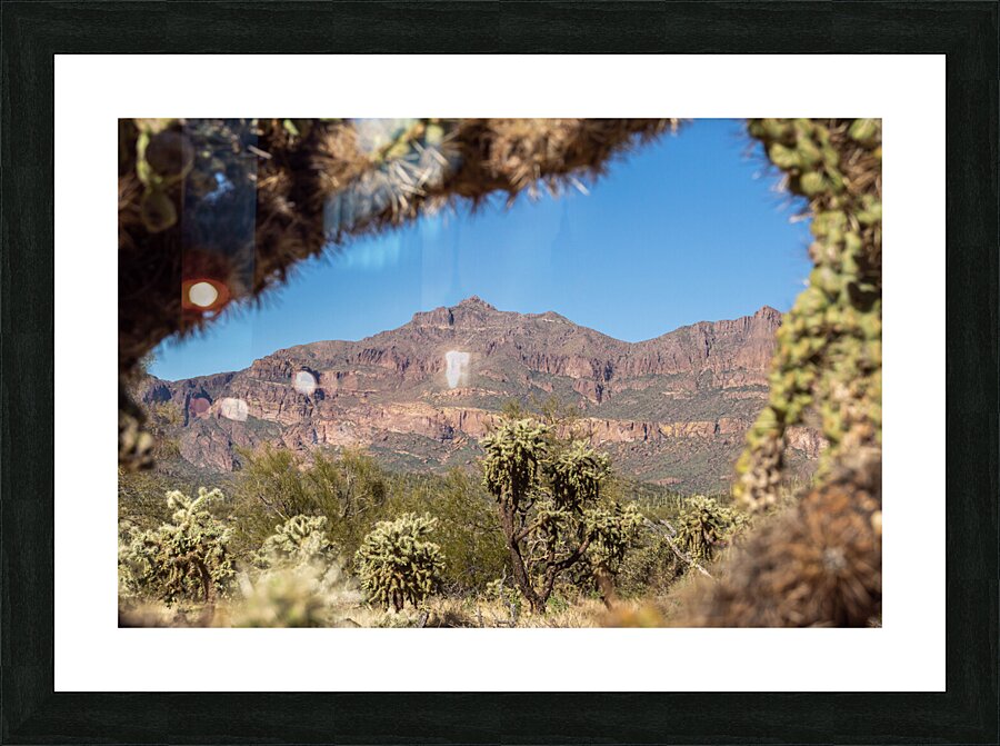 Superstition Mountains 8 Picture Frame print