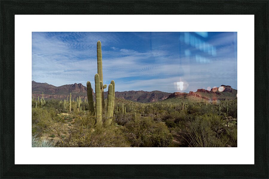 Superstition Mountains Picture Frame print