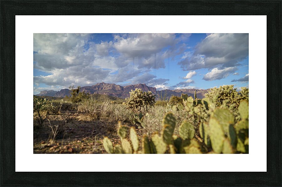 Superstition Mountains Picture Frame print