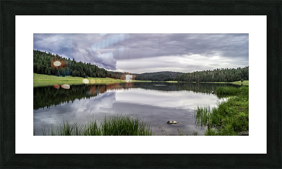 Reservation Lake  Picture Frame print