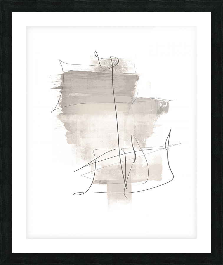 Spots and lines 43up Picture Frame print