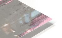 Gray pink theme 34 HD Metal print