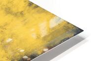 Layers 77 yellow gray HD Metal print