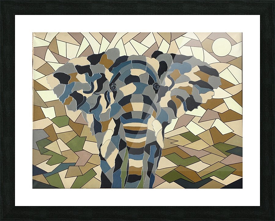 ÉLÉPHANT Picture Frame print