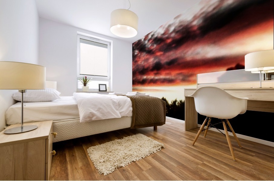 Rippling Sky Mural print