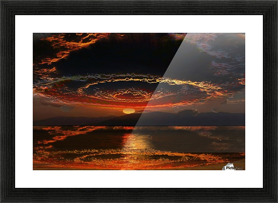 Hollow  Clouds Picture Frame print