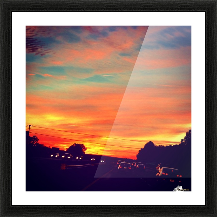 Beautiful Dusk Picture Frame print