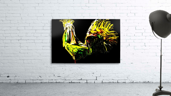 Sophisticated Rooster Wall Preview