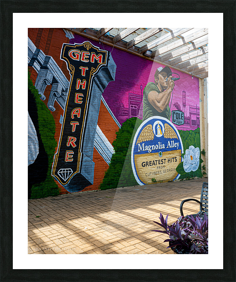 Cuthbert Mural  Picture Frame print