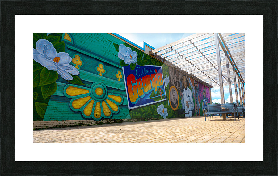 Cuthbert Mural  Picture Frame print