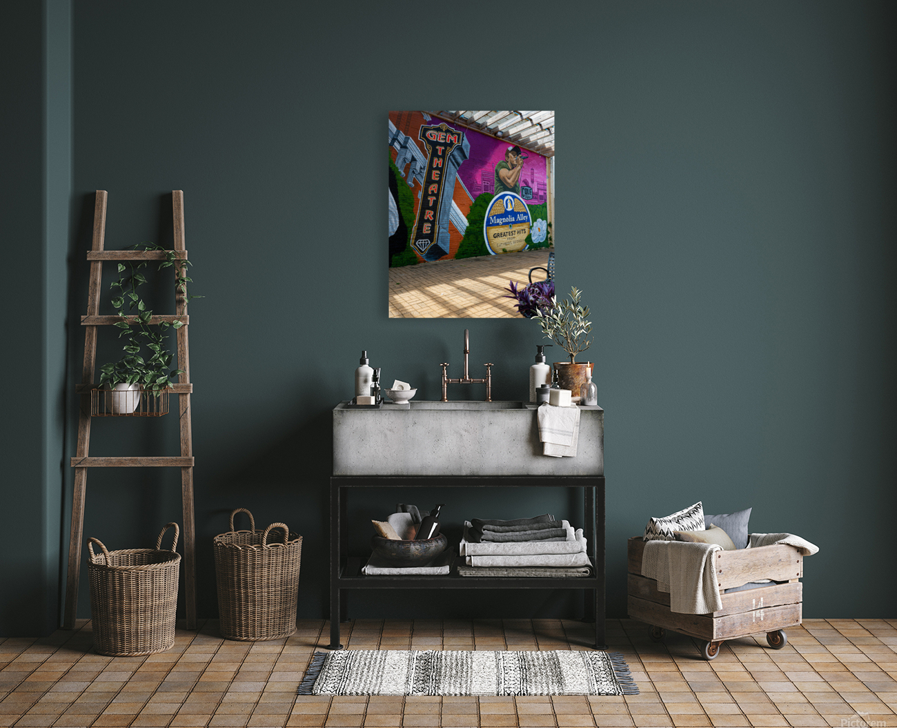Cuthbert Mural  Reproduction