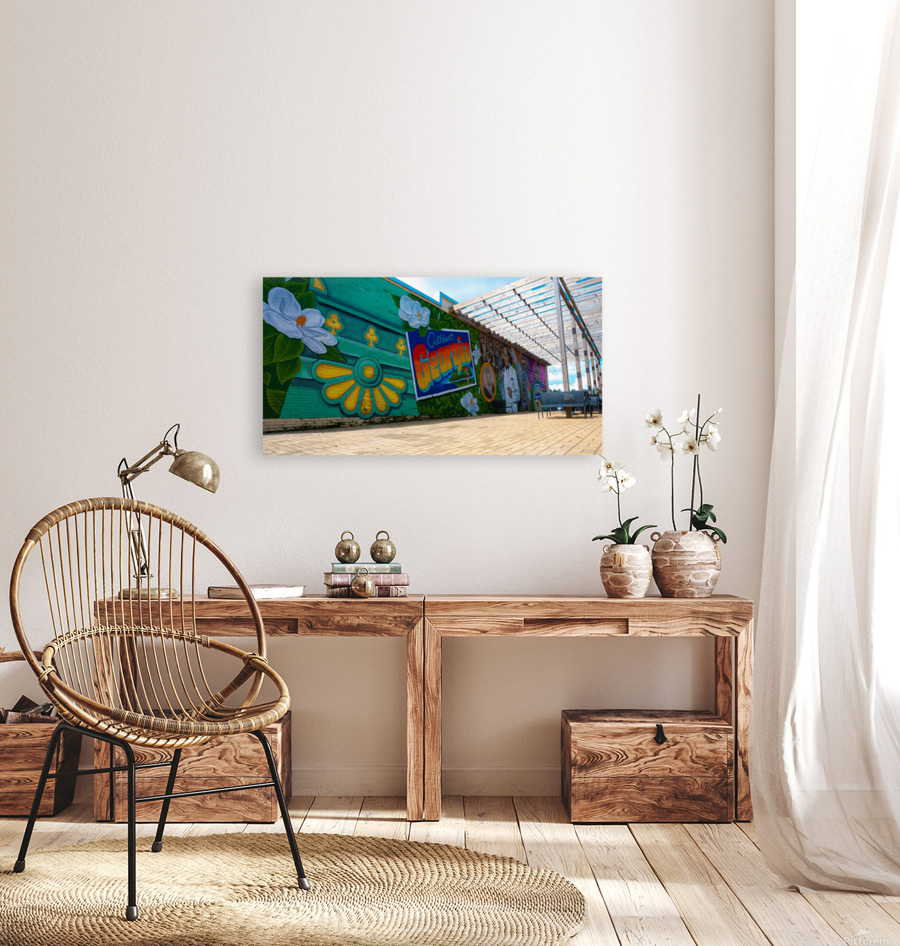 Cuthbert Mural  Reproduction