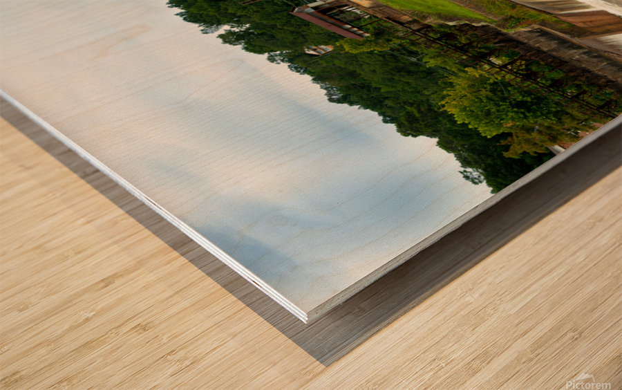 Prattville Dam  Wood print