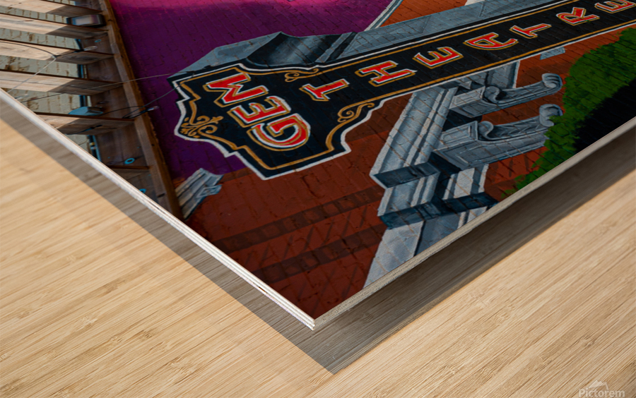 Cuthbert Mural  Wood print