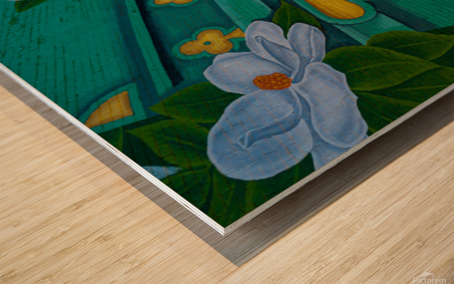 Cuthbert Mural  Wood print