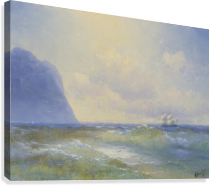 Sun on the sea Canvas Print