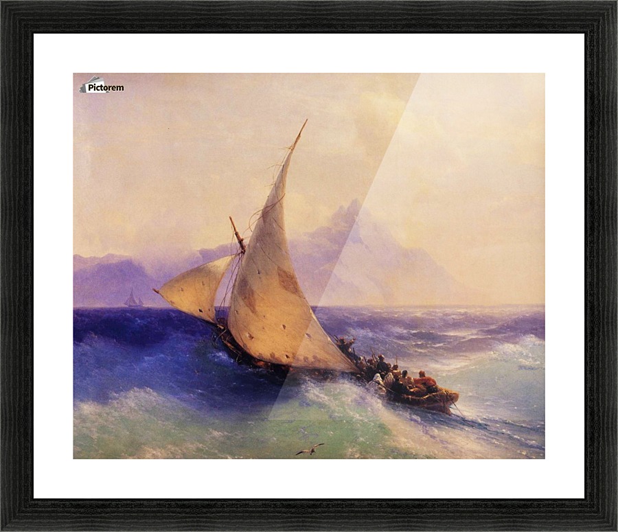Rescue at Sea Picture Frame print