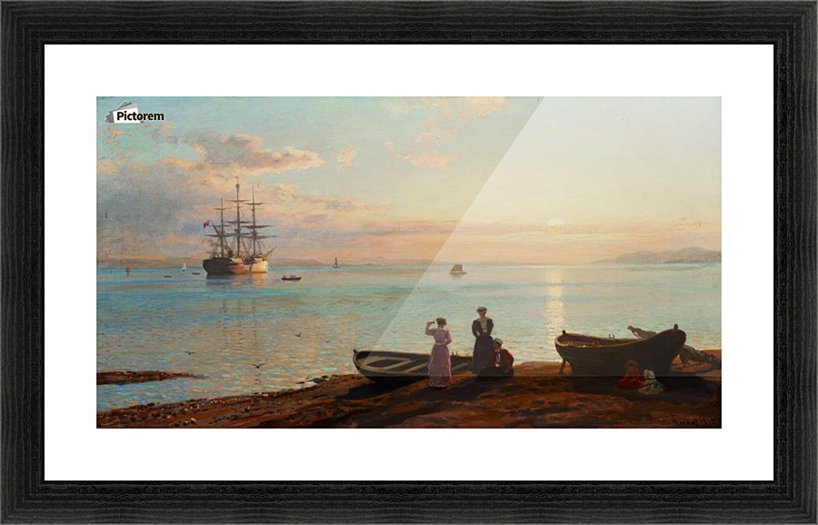 Sea view Picture Frame print