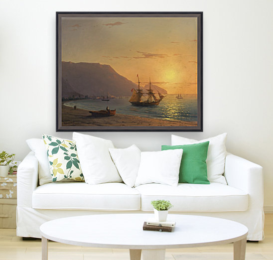 Sunset in Crimea Reproduction