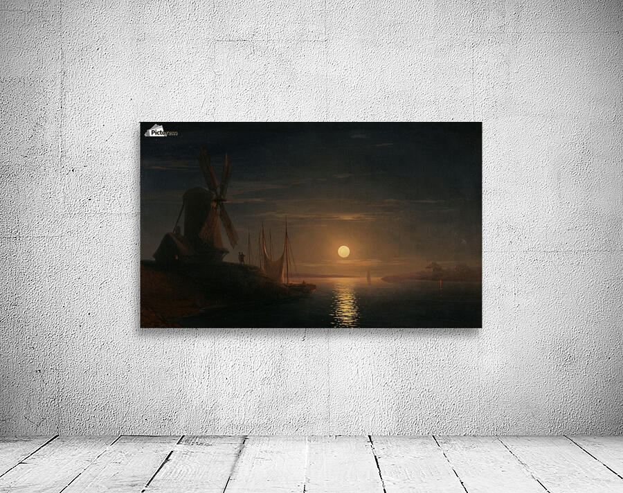 Windmill by the sea Wall Preview