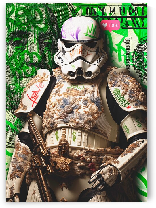 the stormtrooper PopArt 1 by Motvink