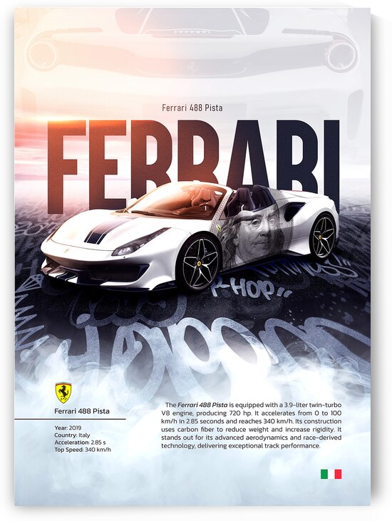 Ferrari 488 Pista by Motvink